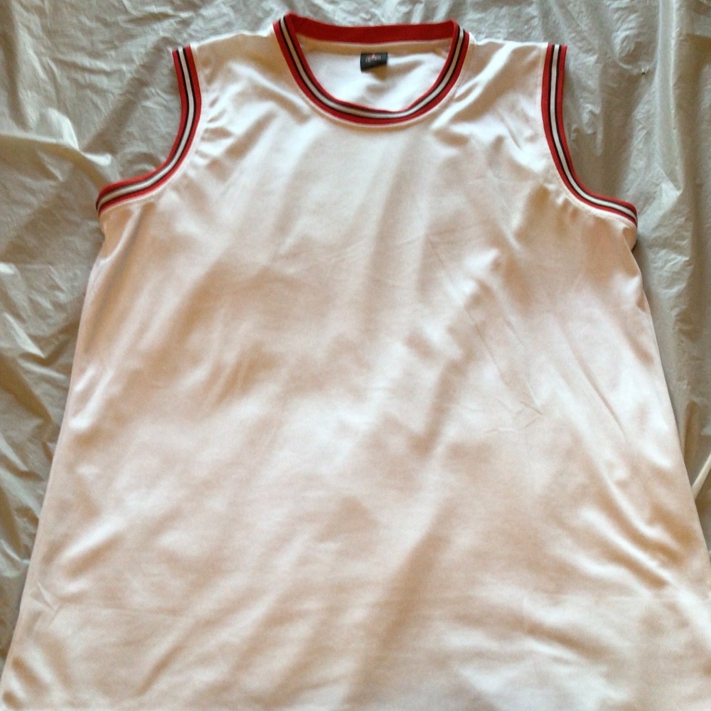 White Blank Chicago Bulls Jersey